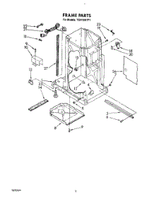 02 - Frame parts for Whirlpool Compactor TC4700XYP1 from AppliancePartsPros.com