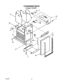 04 - Container parts for Whirlpool Compactor TC4700XYP1 from AppliancePartsPros.com