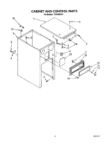 05 - Cabinet And Control parts for Whirlpool Compactor TC4700XYP1 from AppliancePartsPros.com