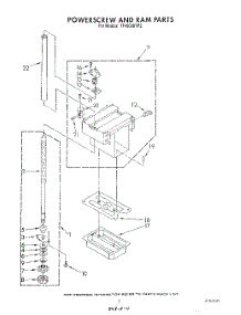 03 - Power Screw And Ram parts for Whirlpool Compactor TF4600XTP2 from AppliancePartsPros.com