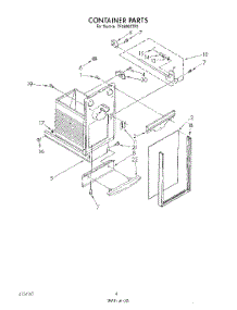 04 - Container parts for Whirlpool Compactor TF4600XTP2 from AppliancePartsPros.com