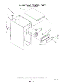 05 - Cabinet And Control parts for Whirlpool Compactor TF4600XTP2 from AppliancePartsPros.com