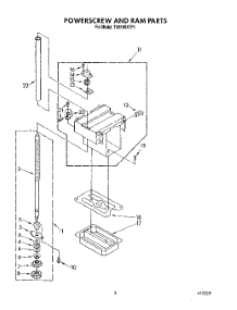 03 - Powerscrew And Ram parts for Whirlpool Compactor TU8150XTP1 from AppliancePartsPros.com