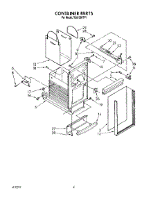 04 - Container parts for Whirlpool Compactor TU8150XTP1 from AppliancePartsPros.com