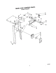 05 - Panel And Control parts for Whirlpool Compactor TU8150XTP1 from AppliancePartsPros.com