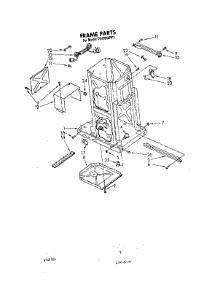 02 - Frame parts for Whirlpool Compactor TU4000XRPE from AppliancePartsPros.com