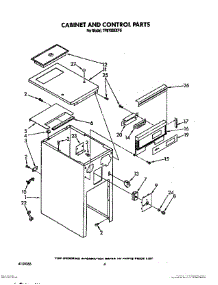 04 - Cabinet And Control parts for Whirlpool Compactor TF8700XXP0 from AppliancePartsPros.com