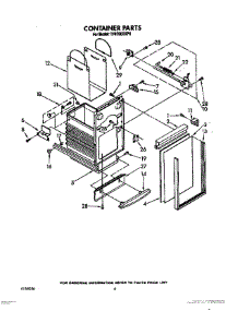 05 - Container parts for Whirlpool Compactor TF8700XXP0 from AppliancePartsPros.com