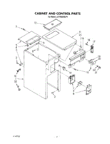 04 - Cabinet And Control parts for Whirlpool Compactor JJTF8500XLP4 from AppliancePartsPros.com