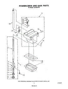 03 - Powerscrew And Ram parts for Whirlpool Compactor TU4100XTP0 from AppliancePartsPros.com