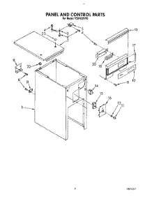 05 - Panel And Control parts for Whirlpool Compactor TC8750XYP2 from AppliancePartsPros.com