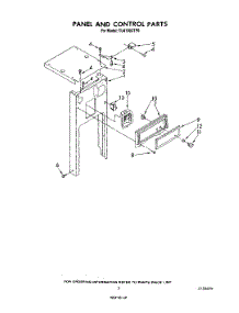 05 - Panel And Control parts for Whirlpool Compactor TU4100XTP0 from AppliancePartsPros.com