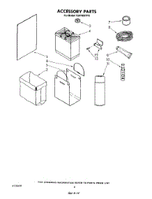 06 - Accessories parts for Whirlpool Compactor TU4100XTP0 from AppliancePartsPros.com