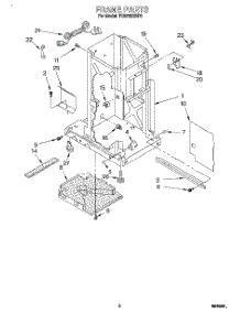 02 - Frame parts for Whirlpool Compactor TC8750XBP0 from AppliancePartsPros.com