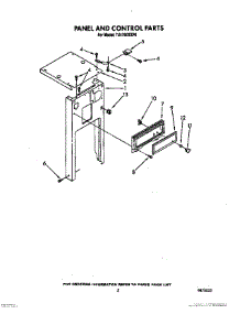 05 - Panel And Control parts for Whirlpool Compactor TU4700XXP0 from AppliancePartsPros.com