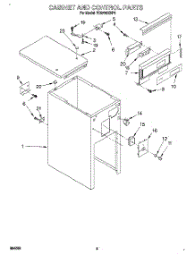 05 - Cabinet And Control parts for Whirlpool Compactor TC8750XBP0 from AppliancePartsPros.com