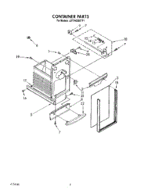 04 - Container parts for Whirlpool Compactor JJTU4600XTP1 from AppliancePartsPros.com