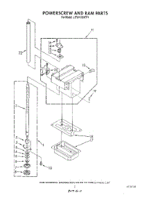 03 - Power Screw And Ram parts for Whirlpool Compactor JJTU4100XTP1 from AppliancePartsPros.com