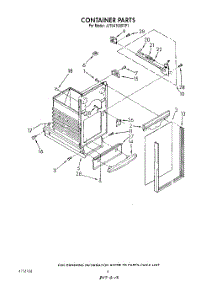 04 - Container parts for Whirlpool Compactor JJTU4100XTP1 from AppliancePartsPros.com