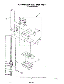03 - Powerscrew And Ram parts for Whirlpool Compactor TU4000XRP3 from AppliancePartsPros.com