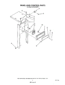 05 - Panel And Control parts for Whirlpool Compactor JJTU4100XTP1 from AppliancePartsPros.com