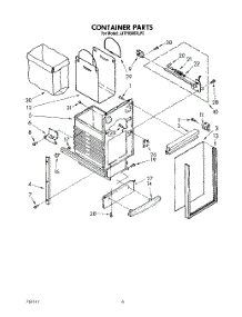 05 - Container parts for Whirlpool Compactor JJTF8500XLP2 from AppliancePartsPros.com