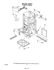 02 - Frame parts for Whirlpool Compactor TF4500XRP3 from AppliancePartsPros.com