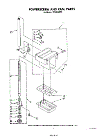03 - Powerscrew And Ram parts for Whirlpool Compactor TF4500XRP3 from AppliancePartsPros.com