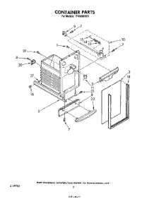 04 - Container parts for Whirlpool Compactor TF4500XRP3 from AppliancePartsPros.com