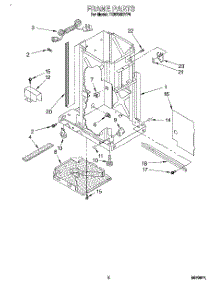 02 - Frame parts for Whirlpool Compactor TC8700XYP4 from AppliancePartsPros.com
