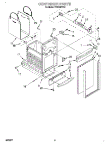 05 - Container parts for Whirlpool Compactor TC8700XYP4 from AppliancePartsPros.com