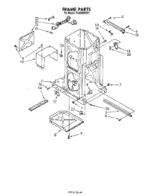 02 - Frame parts for Whirlpool Compactor TU4000XRP1 from AppliancePartsPros.com
