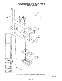 03 - Powerscrew And Ram parts for Whirlpool Compactor TU4000XRP1 from AppliancePartsPros.com