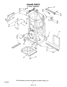 02 - Frame parts for Whirlpool Compactor TU8000XRP2 from AppliancePartsPros.com