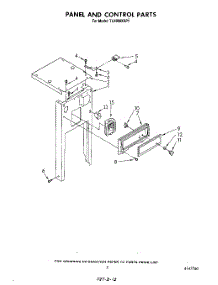 05 - Panel And Control parts for Whirlpool Compactor TU4000XRP1 from AppliancePartsPros.com