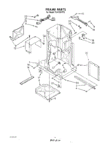 02 - Frame parts for Whirlpool Compactor TU4100XTP3 from AppliancePartsPros.com