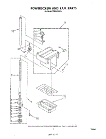 03 - Powerscrew And Ram parts for Whirlpool Compactor TF8500XRP0 from AppliancePartsPros.com