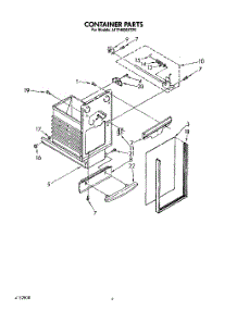 04 - Container parts for Whirlpool Compactor JJTU4600XTP0 from AppliancePartsPros.com