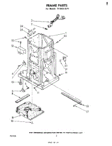 02 - Frame parts for Whirlpool Compactor TF8503XLP1 from AppliancePartsPros.com