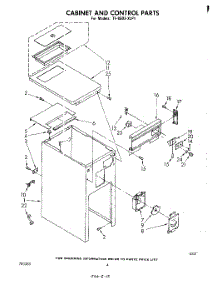 04 - Cabinet And Control parts for Whirlpool Compactor TF8503XLP1 from AppliancePartsPros.com
