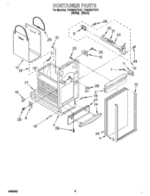 04 - Container parts for Whirlpool Compactor TC900QPDQ1 from AppliancePartsPros.com