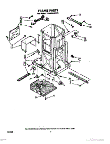 02 - Frame parts for Whirlpool Compactor TU8000XLP0 from AppliancePartsPros.com