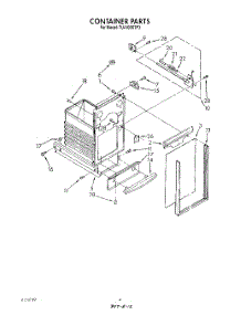 04 - Container parts for Whirlpool Compactor TU4100XTP3 from AppliancePartsPros.com