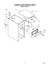 05 - Cabinet And Control parts for Whirlpool Compactor TC4700XYP2 from AppliancePartsPros.com