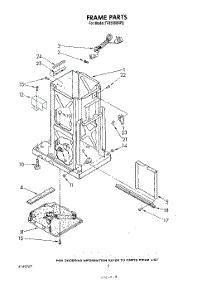 02 - Frame parts for Whirlpool Compactor TF8500XRP2 from AppliancePartsPros.com