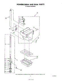 03 - Powerscrew And Ram parts for Whirlpool Compactor TF8500XRP2 from AppliancePartsPros.com