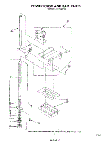 03 - Powerscrew And Ram parts for Whirlpool Compactor TU4000XRP2 from AppliancePartsPros.com