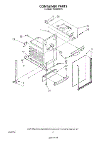 04 - Container parts for Whirlpool Compactor TU4000XRP2 from AppliancePartsPros.com