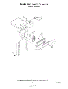 05 - Panel And Control parts for Whirlpool Compactor TU4000XRP2 from AppliancePartsPros.com