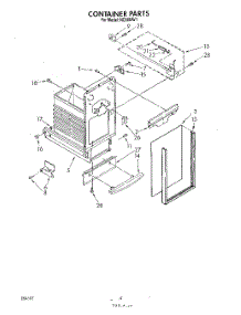 04 - Container parts for Whirlpool Compactor NC800AV1 from AppliancePartsPros.com